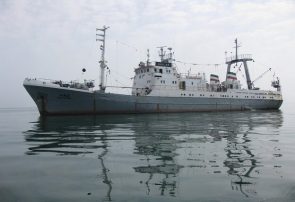 موتور تنها کشتی تحقیقاتی دریای کاسپین دوباره روشن شد