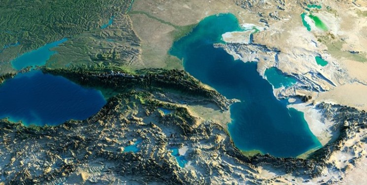 کاهش یک متری تراز آب دریای خزر
