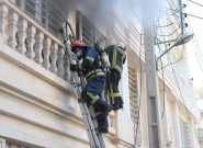 مهار آتش سوزی یک واحد آپارتمانی در خیابان ۹۷ گلسار رشت