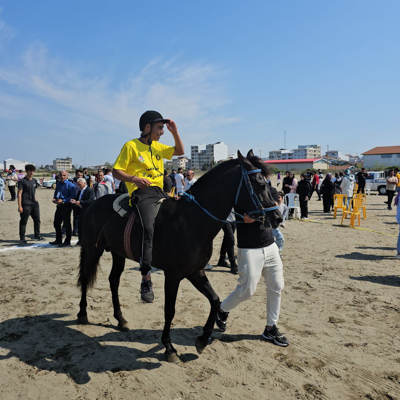گزارش تصویری مسابقات اسب دوانی در بندرانزلی