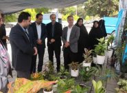 بازدید جمعی از مسئولین شهرستان بندرانزلی از نمایشگاه گل و گیاه