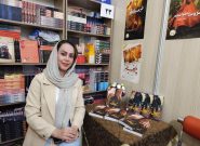 حضور بانوی نویسنده انزلیچی در نمایشگاه کتاب تهران