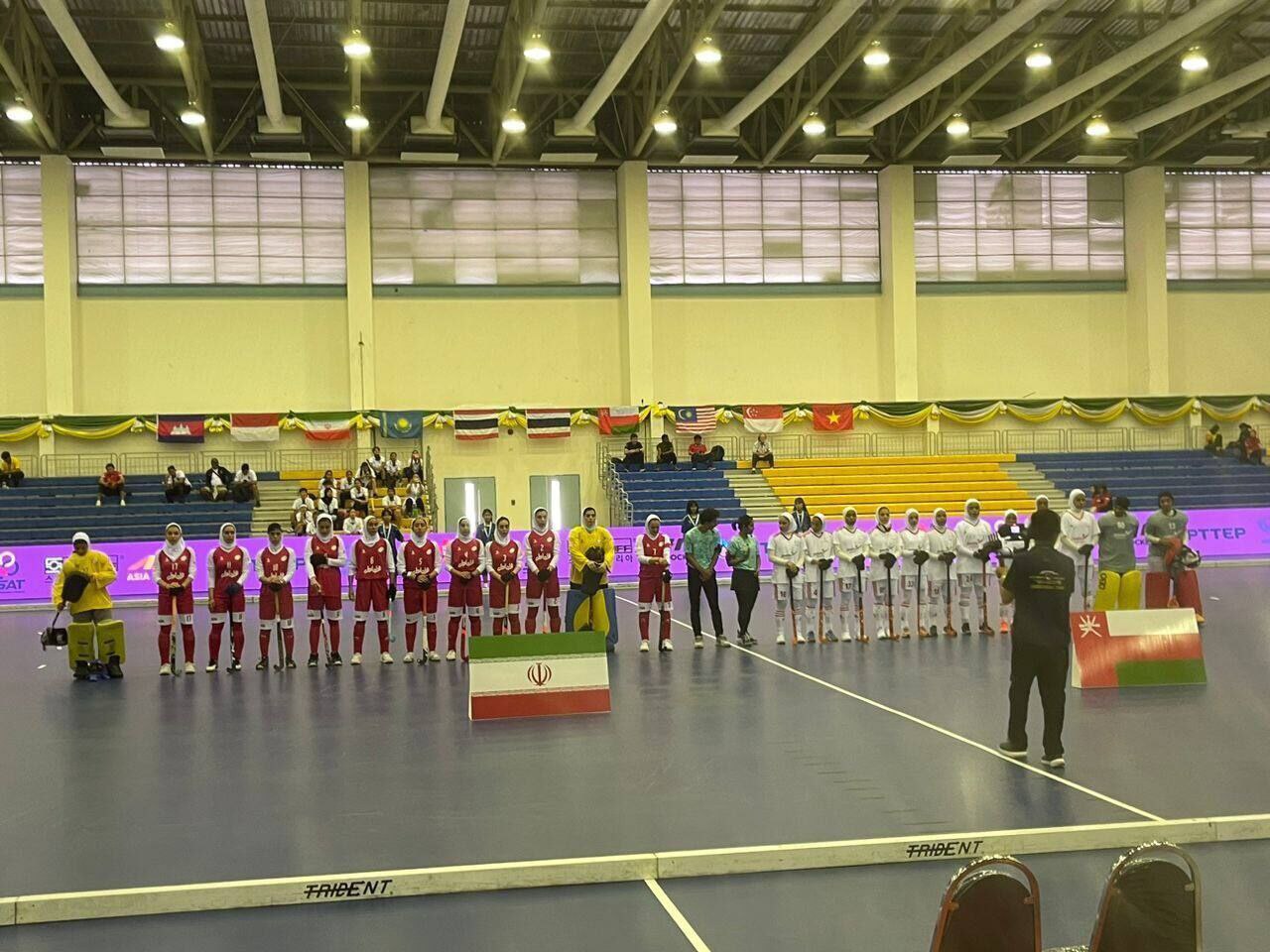 پیروزی تیم ملی هاکی بانوان برابر عمان با درخشش بازیکنان گیلانی